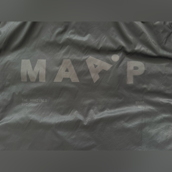 MAAP x The Arrivals Alt Road Jacket - Grey, Hooded Packable Quilted, Side Zips - Picture 6 of 12
